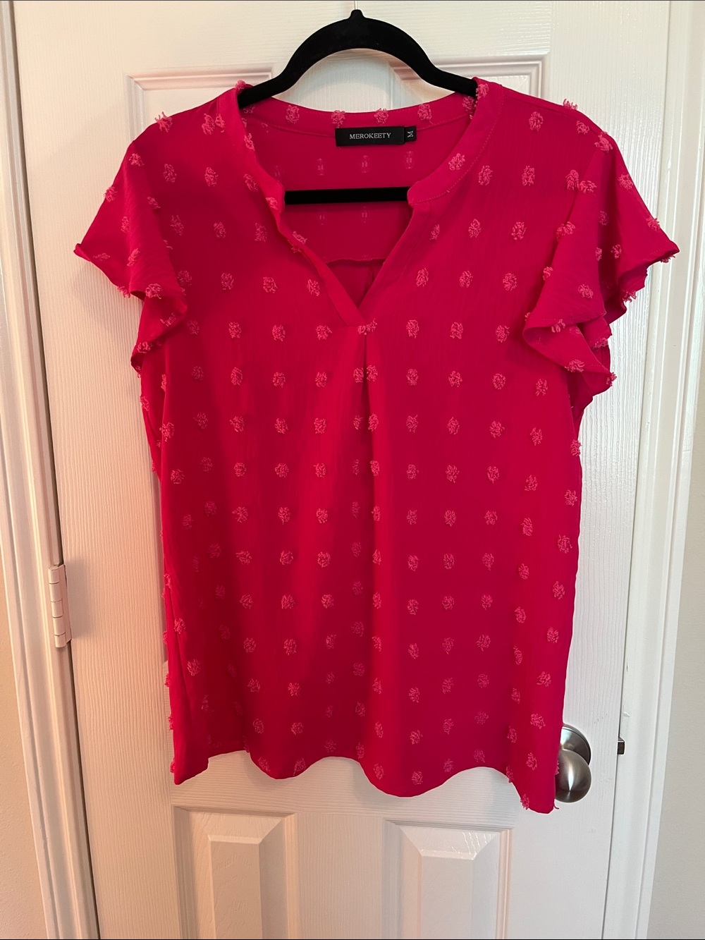 Merokeety Pink Blouse